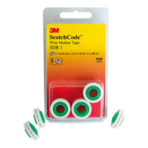 3M Deutschland Kabelmark. Nachfüllrollen Ziffer 0, 3er Pack SDR-0(VE3)