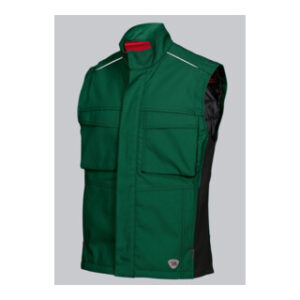 BP® Strapazierfähige Thermoweste, mittelgrün/schwarz, Gr. 2XL