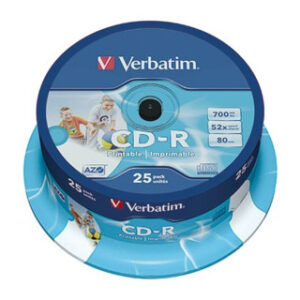 Verbatim CD-R 43439 52x 700MB 80Min. Spindel 25 St./Pack.