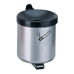 Wandascher Ø150xH145mm neusilber m.Kippvorrichtung TKG