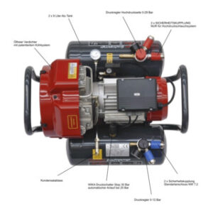 Aerotec EXTREME 30-2x9 - 30 Bar - 18 Liter ALU