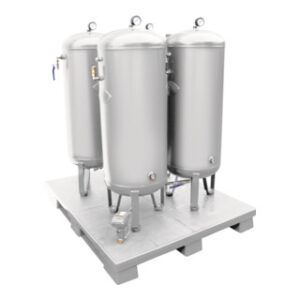 Aerotec Kesselbatterie 4 x 90L - 11 bar verzinkt