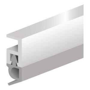 Abdichtungsschiene PTS-AR L.2100mm B.5mm Ku.blk braun m.weich PVC-Lippe ELLEN