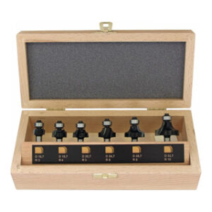 Abrundfräsersatz 973CT06A03 HM Schaft-D.8mm 6-tlg.