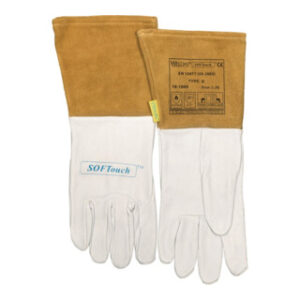Weldas Schweißerhandschuhe Gr.XXL (10,5) natur/orangeEN 388,EN 12477,EN 1149-2 10 PA