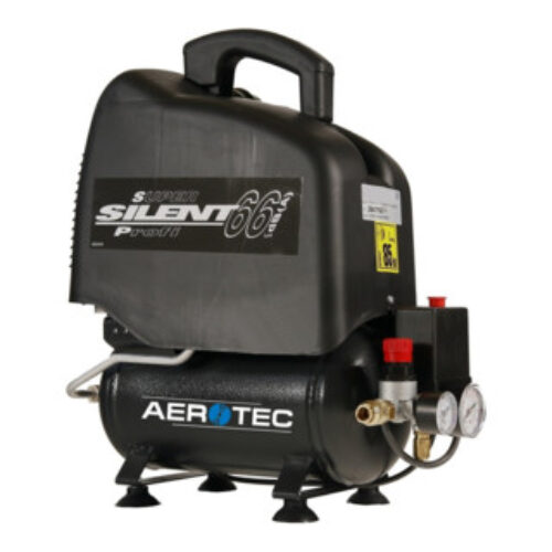 Aerotec Kompressor Vento Silent 6, 110L/90L/6L/8bar/0,7kW/tragbar/230V