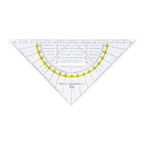 Aristo Geometriedreieck AR 1555/2 Facette Tuschenoppen 22,5cm gk