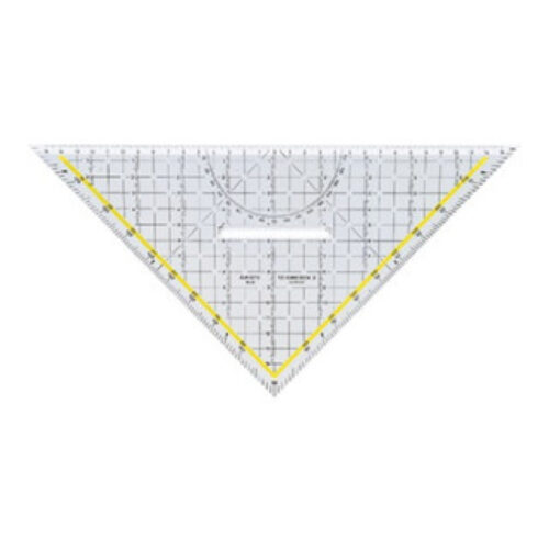 Aristo Geometriedreieck AR1648/2 Hypotenuse 325mm glasklar