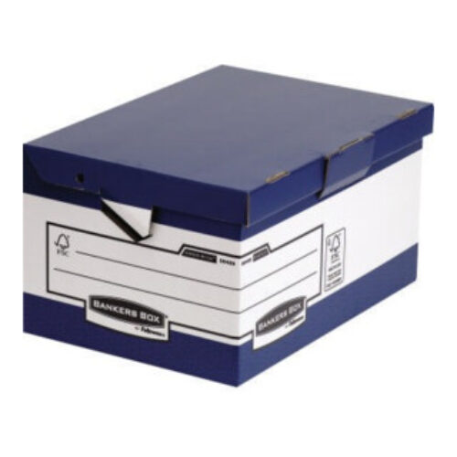 Bankers Box Archivbox Ergo Box System Maxi 0048901 blau/weiß