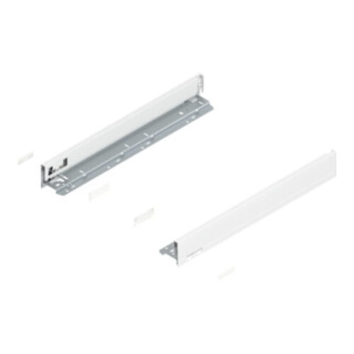 Blum LEGRABOX Zarge, Höhe N 66,5 mm, NL 500 mm, links/rechts, für LEGRABOX pure, seidenweiss matt