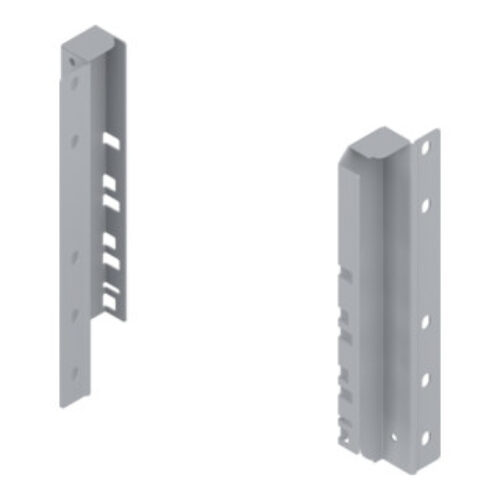 Blum TANDEMBOX Holzrückwandhalter, Höhe D (224 mm), links/rechts, R9006 weissalumin.