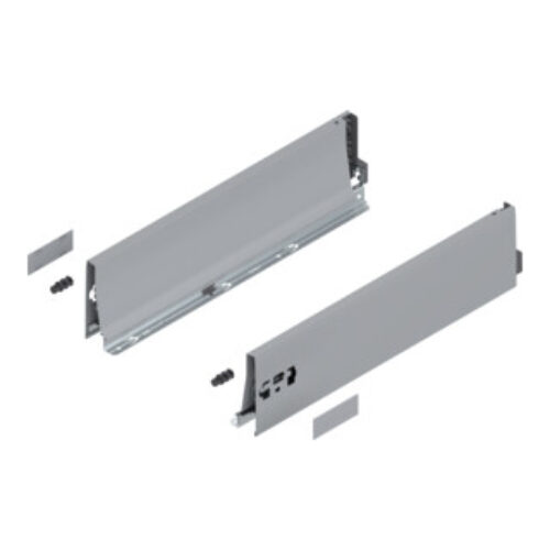 Blum TANDEMBOX Zarge, Höhe K 115 mm, NL 450 mm, links/rechts, für TANDEMBOX antaro, R9006 weissaluminium