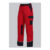 BP® Arbeitshose mit verdeckten Knöpfen und Kniepolstertaschen, rot/schwarz, Gr. 52, Länge l