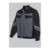 BP® Arbeitsjacke mit verdeckten Knöpfen, dunkelgrau/schwarz, Gr. 44/46, Länge l