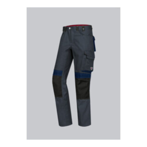 BP® Komfort-Arbeitshose mit Kniepolstertaschen, anthrazit/nachtblau, Gr. 56, Länge s