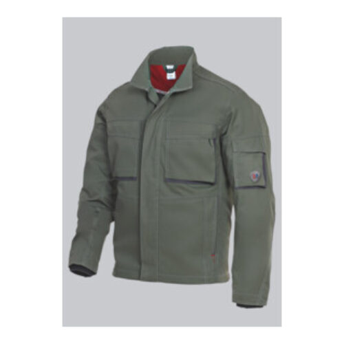 BP® Komfort-Arbeitsjacke mit Stretcheinsätzen, olivgrün/anthrazit, Gr. 44/46, Länge l