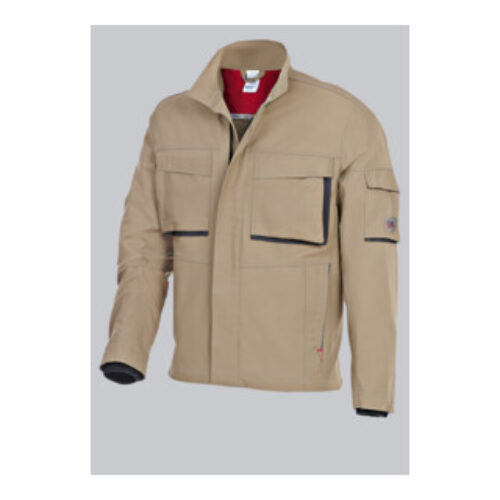 BP® Komfort-Arbeitsjacke mit Stretcheinsätzen, sahara/anthrazit, Gr. 44/46, Länge l