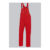 BP® Latzhose mit verdeckten Knöpfen, rot, Gr. 60, Länge n