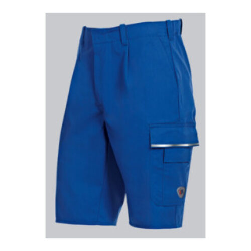 BP® Shorts mit verdeckten Knöpfen und Reflexelementen, königsblau, Gr. 46, Länge n