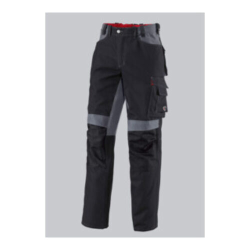 BP® Strapazierfähige Arbeitshose mit Kniepolstertaschen, schwarz/dunkelgrau, Gr. 44, Länge l