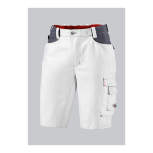 BP® Strapazierfähige Shorts, weiß/dunkelgrau, Gr. 58, Länge n