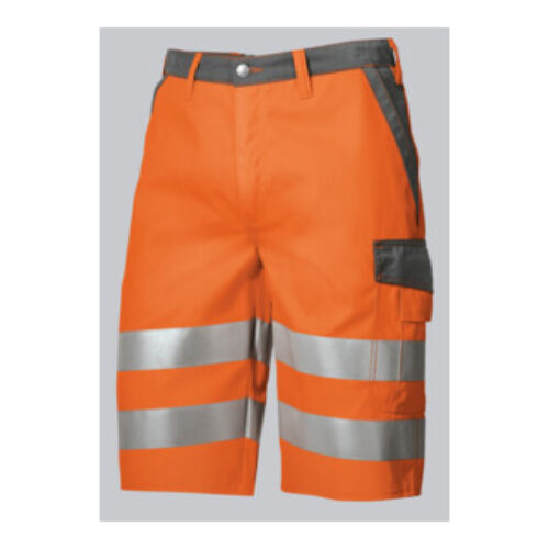 BP® Warnschutz-Shorts, warnorange/dunkelgrau, Gr. 44, Länge n