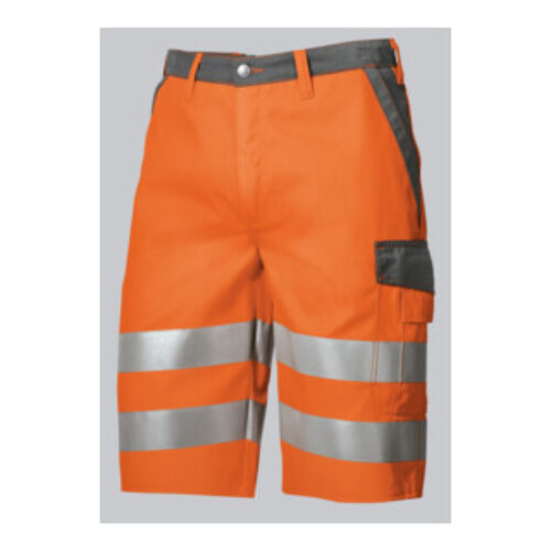 BP® Warnschutz-Shorts, warnorange/dunkelgrau, Gr. 60, Länge n