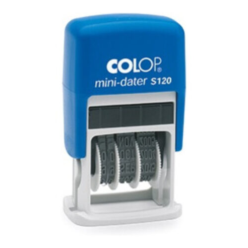 COLOP Datumstempel mini-dater S120 1452000200 24mm Kunststoff blau