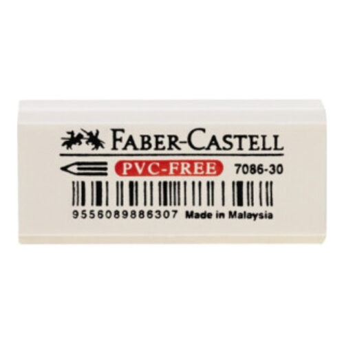 Faber-Castell Radierer 7086-30 188730 18x12x41mm Kunststoff weiß