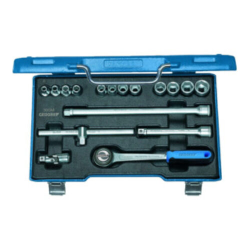 Gedore 30 GMU-10 Steckschlüssel-Satz 3/8″ 17-teilig 6-kant 6-19 mm