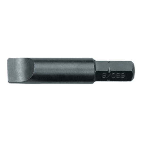 Gedore 680 7 S-010 Schraubendreherbit 1/4″, Vorteilspack 10-teilig, Schlitz 7 mm