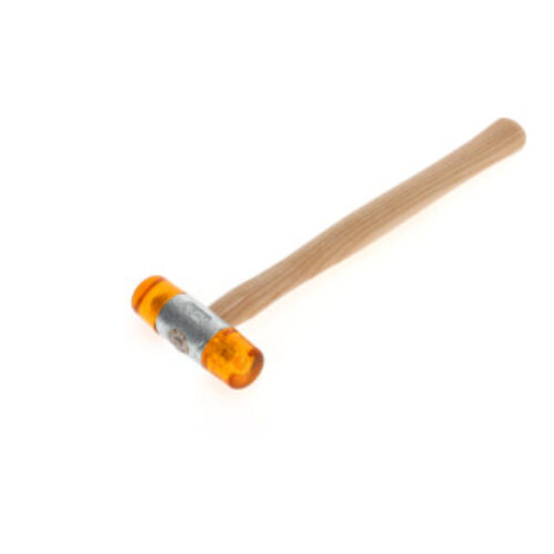 Gedore Plastikhammer, Ø 27 mm, Auswechselbare Köpfe aus Cellulose-Acetat, Robuster Stiel aus Esche