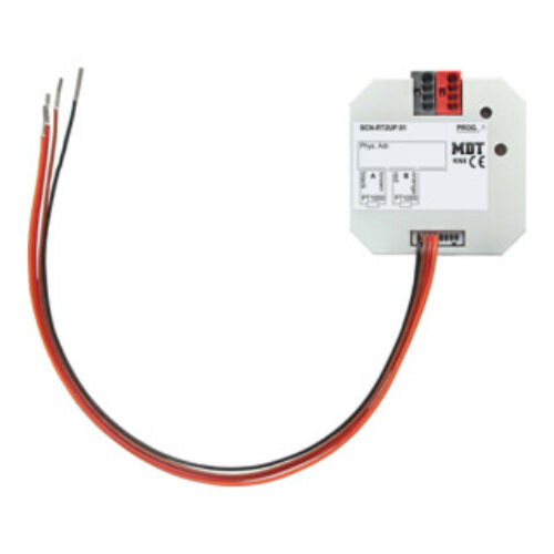 MDT technologies Temperaturregler/Sensor 2-fach UP,für PT1000 SCN-RT2UP.01