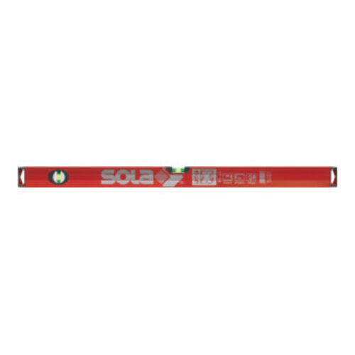 Sola Wasserwaage L.200cm BIG X Libelle/Lupeneffekt Alu.-Profil