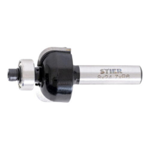 STIER Hohlkehlfräser mit Kugellager HM (HW) Ø 24,7 mm Schaft- Ø 8 mm