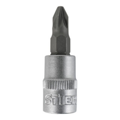 STIER Pozidriv-Bit-Steckschlüsseleinsatz 1/4″, PZ 1