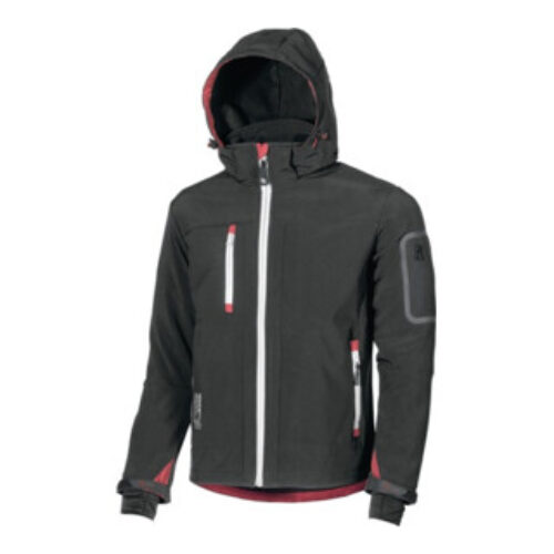 UPower Softshelljacke Metropolis Gr.M schwarz/carbon EN 340-1