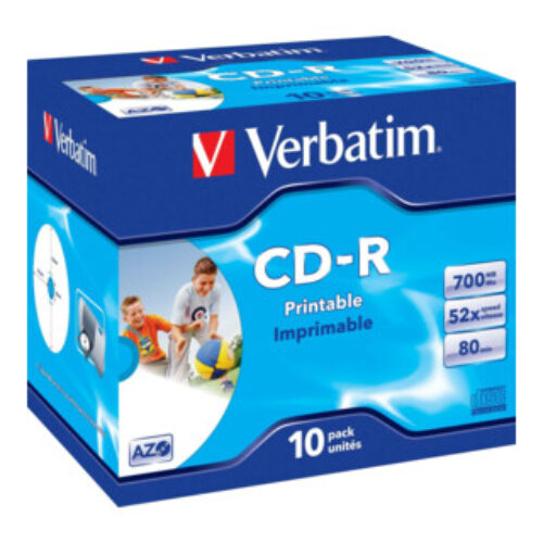 Verbatim CD-R Jewelcase 10 Discs 43365(VE10)
