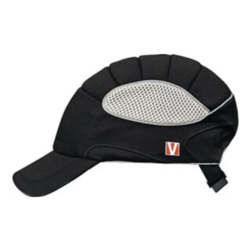 Voss Anstoßkappe-Cap p.52-60cm schwarz/schwarz 65 %CO/35 %PES EN812:2012-04